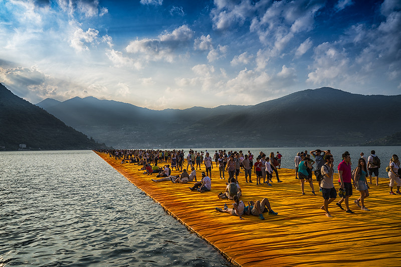 Arte e territori, CHRISTO, THE FLOATING PIEARS