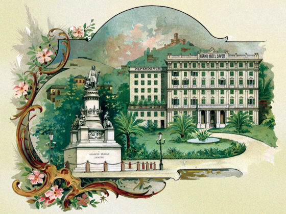 Grand Hotel Savoia cartolina del 1897
